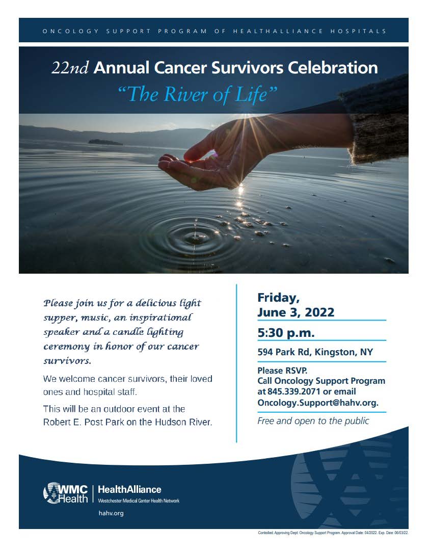 22nd Annual Cancer Survivors Celebrating event